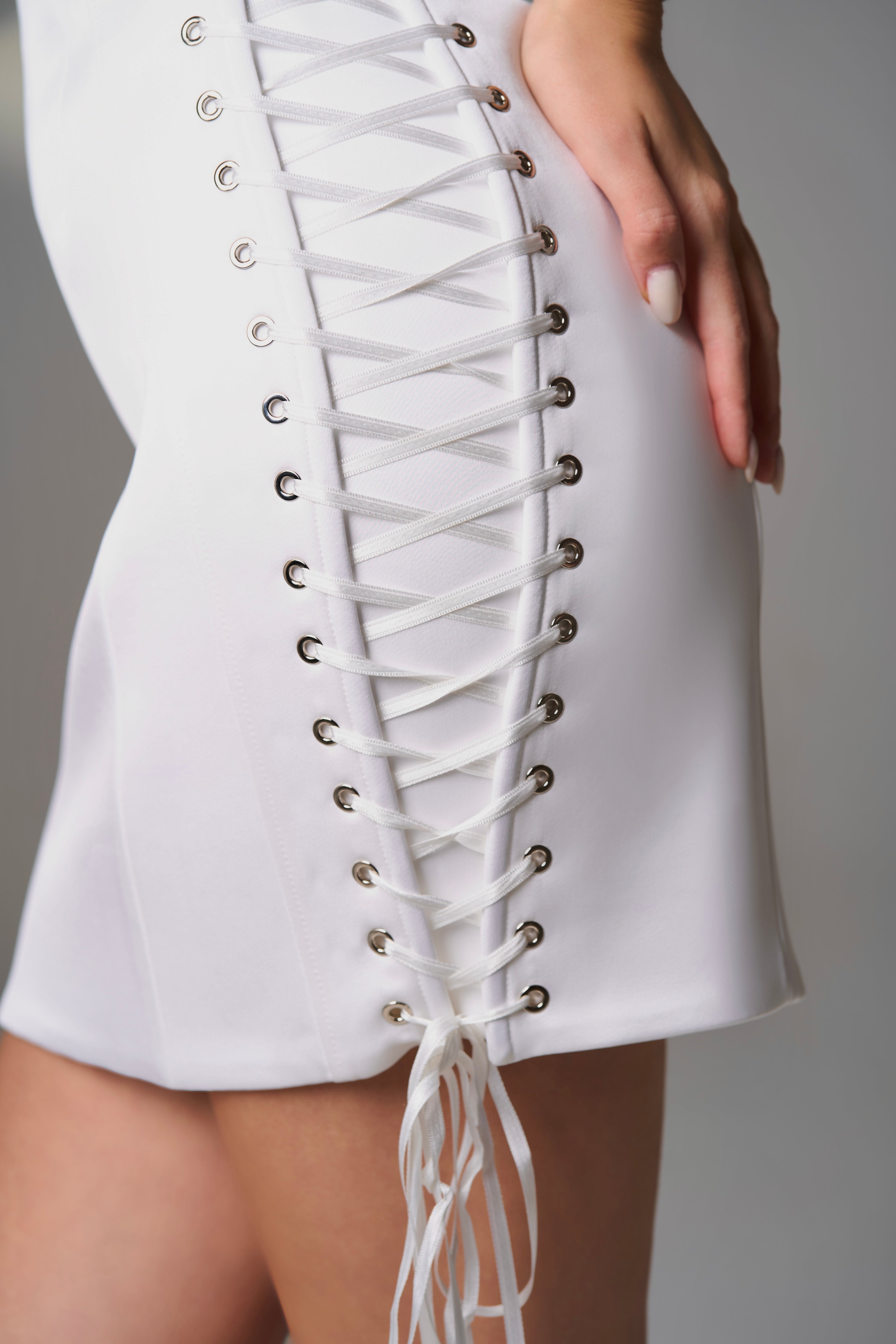 DRESS "SERENE" SOFT WHITE